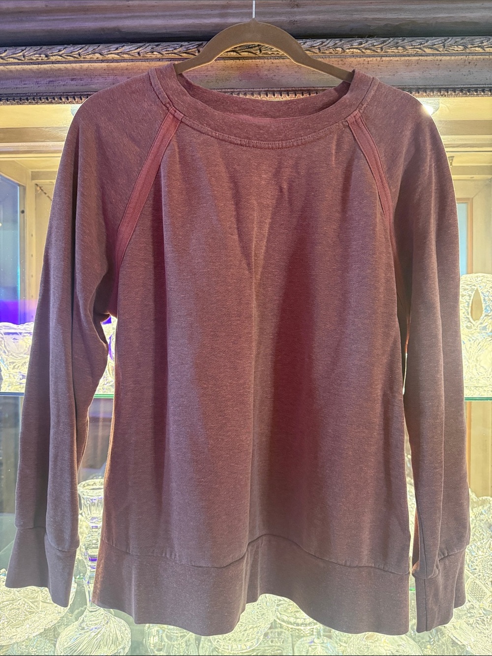 Prana Women's Mauve Crewneck Pullover